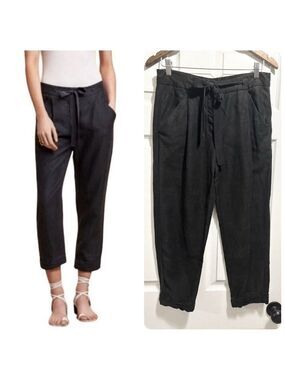 Aritzia Wilfred Linen Blend Allant Tie Front
Trouser Pants Black Size 2